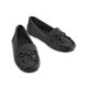 thumbnail image 1 of Mocasines elegantes de microfibra con borlas y lazo para mujer, de Collections Etc., color negro, talla 8, 1 of 2