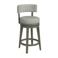 thumbnail image 2 of Hillsdale Lawton 26 Wood Traditional Counter Stool in Gray Finish, 2 of 14