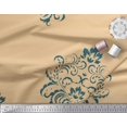 thumbnail image 3 of Soimoi Velvet Fabric Ogee Damask Print Sewing Fabric Yard 58 Inch Wide, 3 of 5