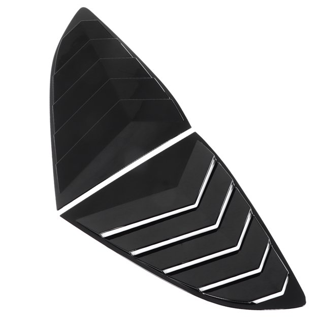 Rejillas de ventilación para ventanas laterales traseras, 2 piezas, rejillas de ventilación para ventanas laterales traseras, rejillas de ventilación para ventanas laterales, calidad superior