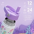 thumbnail image 3 of Botella SANDJEST Mermaid Kids con tapa aislante de 355 ml, 3 of 7
