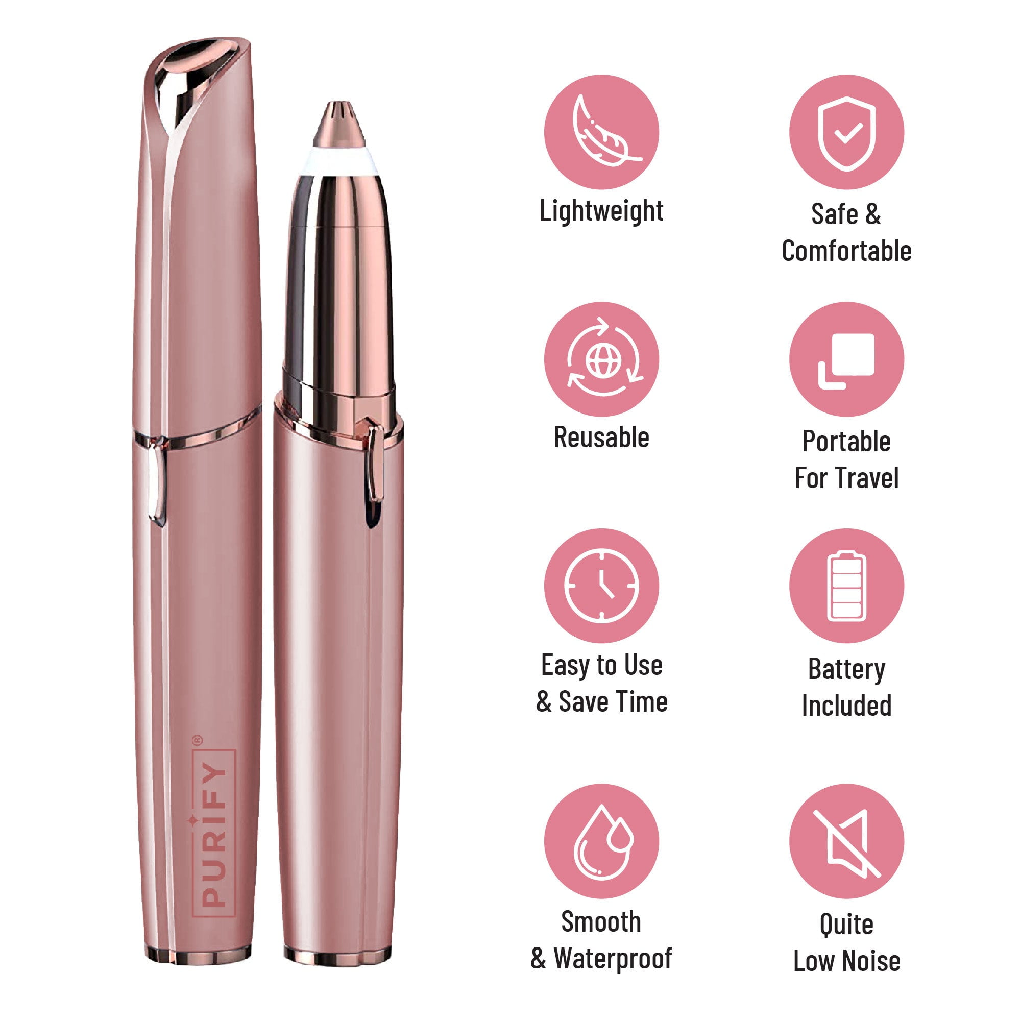 Purify Eyebrow Pencil Hair Remover and Trimmer