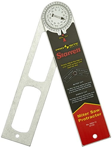 Starrett 505A-12 12" 300mm Aluminium Miter Protractor by
