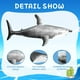 thumbnail image 3 of Juguetes inflables para piscina con tiburones ILEISURELY, 63,5 cm, para niños y adultos, 3 of 7
