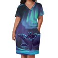 thumbnail image 2 of La Materia Oscura - Fan Art Vestido de Bolsillo Suelto Vestidos de Fiesta para Mujer Vestidos de Verano, 2 of 6