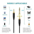 thumbnail image 4 of Cable De Repuesto Para Actualización De Auriculares, Conector De 3,5 Mm, Cable De Sonido Para Auriculares, Núcleo OFC De 6,6 Pies Para HD565 HD265 Para HD580 HD600 HD650, 4 of 7