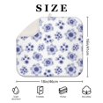 thumbnail image 4 of Pioneer Flower Floral Print Pattern Kitchen Dish Drying Mat 1 Pack, Ultra Absorbent Microfiber Drainer Mat, 16"x18", 4 of 6