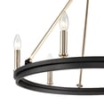 thumbnail image 6 of 9506-MB/MG Millennium Lighting Carruth - 5 Light Chandelier-21 Inch Tall and 25 Inch Wide     -Traditional Installation, 6 of 8