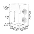 thumbnail image 2 of Anillo de alimentación flotante para peces Turtle Fish Tank con ventosas, forma circular, reduce el desperdicio, mantiene limpio el tanque, 1 paquete, 2 of 7
