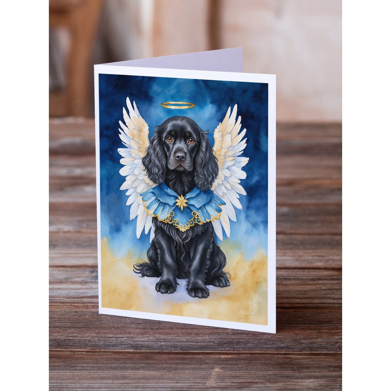 Cocker Spaniel My Angel Greeting Cards Pack of 8 7 in x 5 in