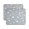 thumbnail image 4 of 2Pcs Washable Pee Pads for Dogs TeqHome Reusable Pet Training Pads Waterproof Non-Slip for Puppy Kittens Dogs Cats M, 4 of 11