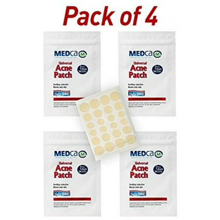 Acne Pimple Patch Absorbing Cover 24 Count 3 Sizes PACK OF 4 Total of 4