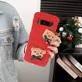 thumbnail image 3 of Allytech Galaxy Z Flip4 Case Christmas Elk, Faux Fur Furry Back Cover with Cute Elk Perfect Gift for Christmas Shockproof Protective Phone Case Cover for Samsung Galaxy Z Flip 4 - Red, 3 of 6