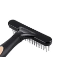thumbnail image 5 of Dog Rake Deshedding Dematting Brush Comb Undercoat Rake for Dogs Cats Short Long Hair Pet Brushes Shedding with Double Row Pins, 5 of 8