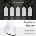 thumbnail image 5 of Niovtt DIY Handy Iron Portable Electric Heat Press Iron for Heat Transfer(US White), 5 of 7