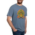 thumbnail image 4 of CafePress - Native Skull Headdress T Shirt - Mens Comfort Colors Shirt, 4 of 5
