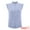 Grey Blue, variant on DARING DIVA Women's Sleeveless Ruffled Button Down Blouse S Grey Blue