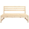 thumbnail image 4 of vidaXL Patio Middle Sofas 2 pcs 47.2"x31.5" Solid Wood Pine, 4 of 7