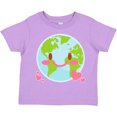 thumbnail image 3 of Inktastic Happy Earth Day with hearts Boys or Girls Toddler T-Shirt, 3 of 5