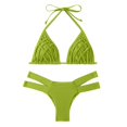 thumbnail image 2 of Birdeem Bikini Set for Women Two Piece Swimsuits High Waisted Straps Back Hook Backless, 2 of 12