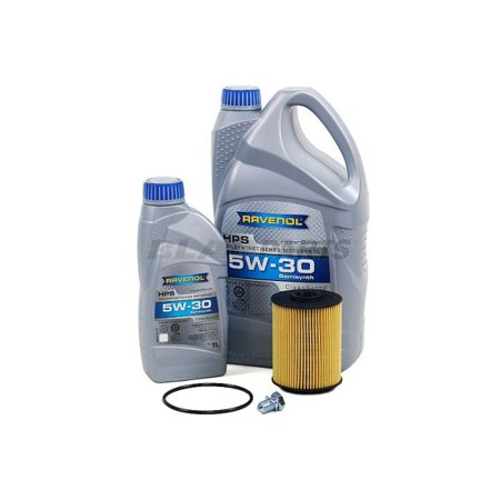 BLAU J1A5063-E Motor Oil Change Kit - Compatible with 1997-00 VW EuroVan w/ 6 Cylinder 2.8L Engine 5w30