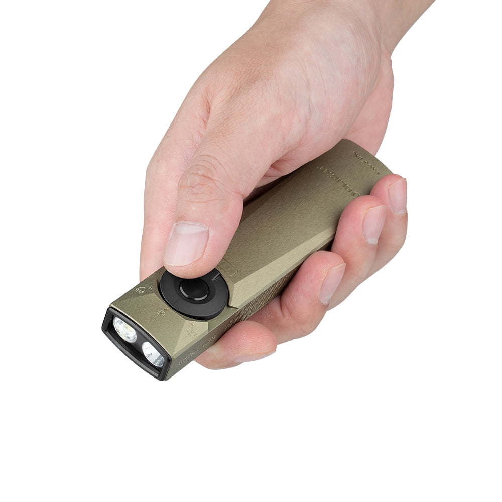 Olight Arkfeld Ultra Olive Green NW 3-in-1 EDC Flashlight w/O-Aluminum Material, Neutral White