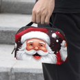 thumbnail image 2 of Santa Claus Waterproof Oxford Cloth Travel Organizer for Electronic Devices with USB Pouch, Charger Pouch, Charger Bag Organizer, and Phone Cable Organizer, 5.9x9.44x3.14 in, 2 of 6