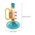thumbnail image 2 of FUTUREORY Jouet Trompette pour Enfants Instruments de Musique 2 Pcs Bleu Ciel 13.5X8X2CM, 2 of 8