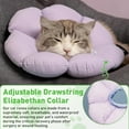 thumbnail image 3 of Duuclume Waterproof Cat Recovery Collar Cute Elizabethan Cone for Anti-Bite Lick Wound Healing (S,Orange), 3 of 6