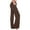 Brown, variant on Fartey 2024 Trendy Drawstring Wide Leg Yoga Pants for Women Plus Size Soft Comfy Elastic Waist Straight Leg Pant Lightweight Loose Solid Color Joggers Trousers with Pockets,2XL