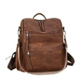 thumbnail image 2 of Women Backpack Purse Bag PU Leather Travel Backpack Purse for Ladies Shoulder Bags Satchel Handbag 2 Piece, 2 of 10
