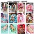 thumbnail image 5 of Asiento de bañera de bebé, asiento de baño para niños pequeños, alfombrilla de apoyo, bañera de ducha de bebé antideslizante ajustable, malla para sentarse para recién nacido Fason LN-1590, 5 of 5