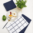 thumbnail image 7 of Sortora Kitchen Towel 100% Cotton, Super Soft and Absorbent Quick Drying Dish Towels for Kitchen,Dish Cloth for Wash Dish ,Kitchen Towels Set, 15 x 25 Inches, 3 Pack，Dark blue, 7 of 7