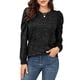 thumbnail image 2 of Sudadera de manga abullonada NikouMX cuello Redondo Mujer Moda S, 2 of 5