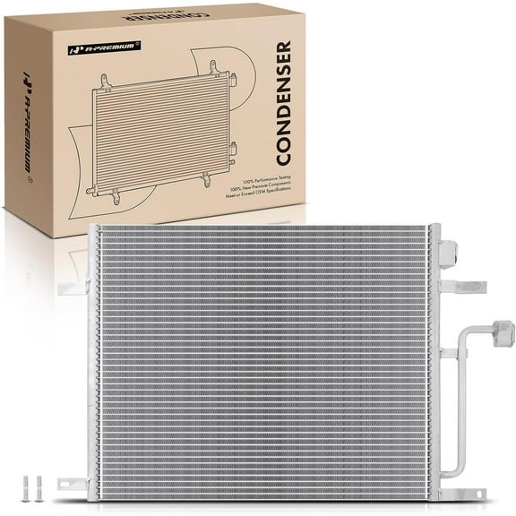 A-Premium Air Conditioning A/C Condenser Compatible with Dodge Dakota 2000 2001 2002 2003 2004, Replace# 55055866AC, 55055866AG
