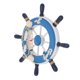 thumbnail image 1 of WORGEOUS Madera 23cm Playa Barco Barco Volante Red de pesca Decoración de la pared del hogar (Azul), 1 of 8