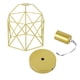 thumbnail image 4 of Iron Lampshade Nordic Stylish Postmodern Metal Cage Lampshade Ceiling Lampshade Metal Lamp Cover for Hallways, 4 of 5