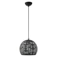 thumbnail image 3 of 49542-04 Livex Lighting Chantily - 1 Light Pendant in Bohemian Style - 11.75 Inches wide by 14 Inches high-Black Finish    -Traditional Installation, 3 of 8