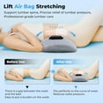 thumbnail image 3 of 3 In 1 Back Massager, Triple Fusion Massager For Sciatica, Electric Lumbar Support Pillow With Electric Traction Lifting & Heat Compress For Home, 3 of 6