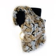 thumbnail image 2 of Plutus Brands Plutus Taupe and Black Wild Wolf Plush Handmade Luxury Faux Fur Throw, 60L x 84W, 2 of 3
