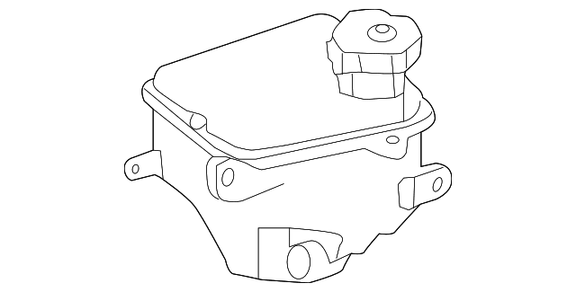 Genuine Power Steering Pump Reservoir 000-460-29-83