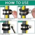 thumbnail image 3 of shiyou-30 Pack Cable Clamp, 3/4 Inch Stainless Steel Wire Clamp with Metal Rubber Clips Cable Clamps Assortment Kit for Cable Rigid Pipe Strap (20mm), 3 of 4