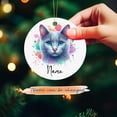 thumbnail image 2 of Cat Lover Gift, Russian Blue Christmas 2025 Ornament for Animal Lover Cat Lover Name Russian Blue Lover Ornament, Custom Russian Blue Watercolor Ornament, Personalized Pet Xmas Ornaments BKwBF9, 2 of 6