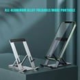 thumbnail image 5 of Folding Stand, Foldable Desktop Mobile Phone Stand, Portable Folding Stand, Suitable for All Mobile Phones Gold, 5 of 7