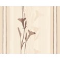 thumbnail image 1 of CARAMELLO - Simple Décoration Murale Papier Peint Floral Rayé Caramel, 1 of 1