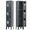 Gray, variant on Sapital Metal Locker Storage Cabinet with 2 Door Lockable Storage Locker with Card Slot and Hook for Office Gym School Office Home
