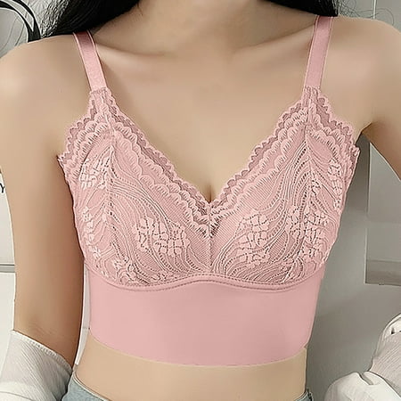 

MINZON Bra for Women Body Shaping and Back Beauty Underwear Plus Up Casual Suspenders Lace Vest Women s Bra