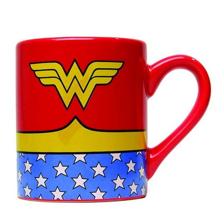 Jumbo Coffee - Wonder Woman Uniforms 20oz Jumbo Ceramic Mug DC Comics Justice League Coffee