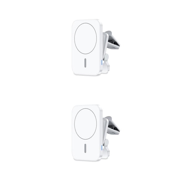 Injueey Soporte de cargador inalámbrico para automóvil Teléfono móvil Carga rápida Reemplazo de soporte giratorio de 360 grados para 12/13 Type1 NO1