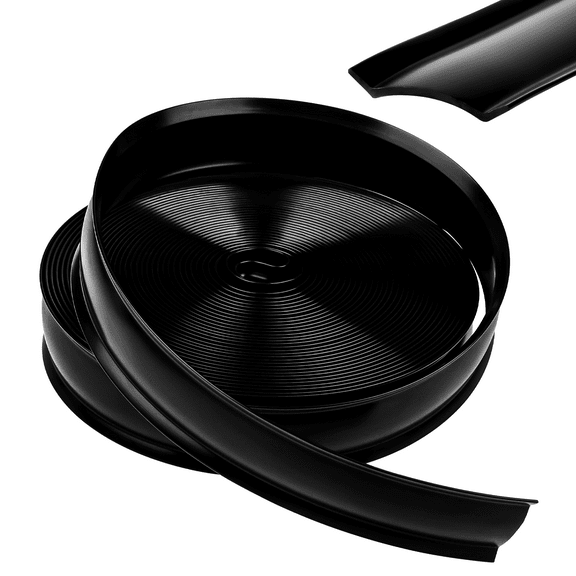 1" RV Vinyl Trim Molding Insert - 100 Ft Camper Weather Stripping Exterior, Black Winter Trim Molding for RV, Boat, Camper, Travel Trailer